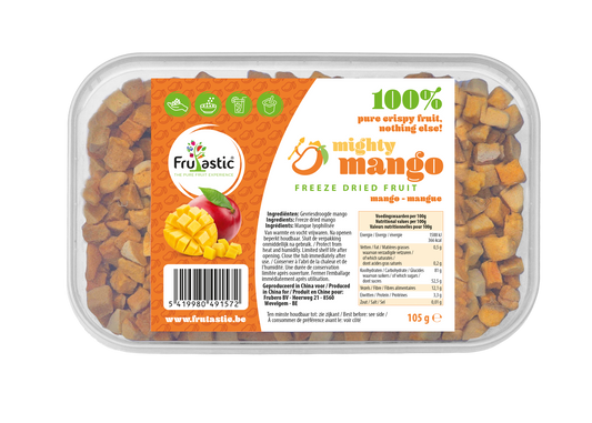 Cubes de mangue lyophilisés 105 g
