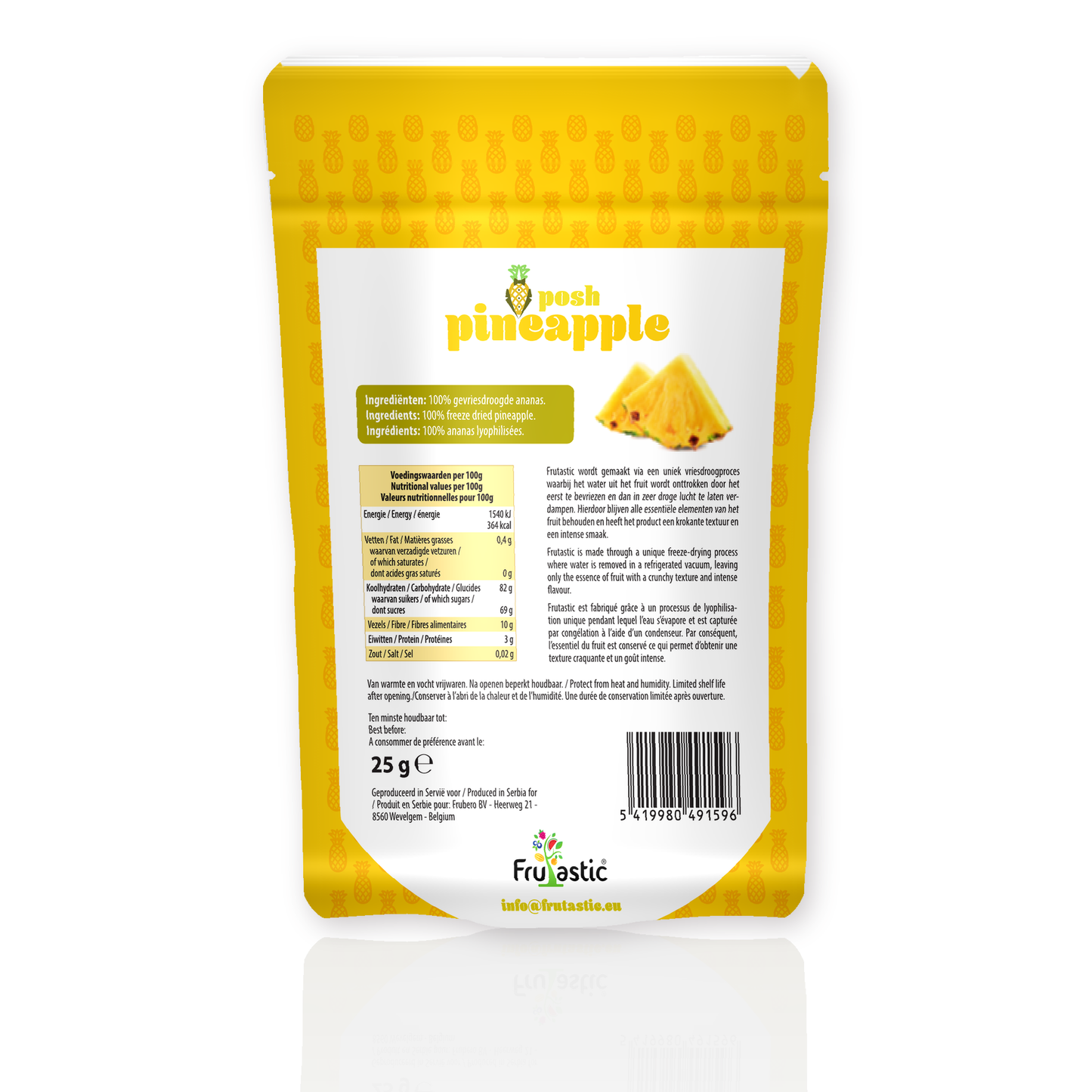 Frutastic ananas lyophilisé 25 g