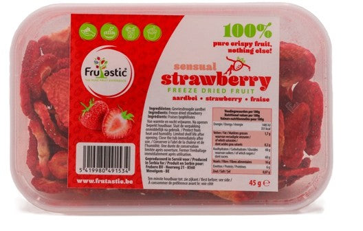 Tranches de fraise lyophilisées 45 g 