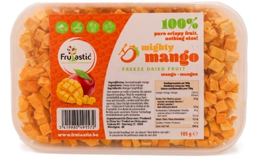 Frutastic cubes de mangue lyophilisés 105 g