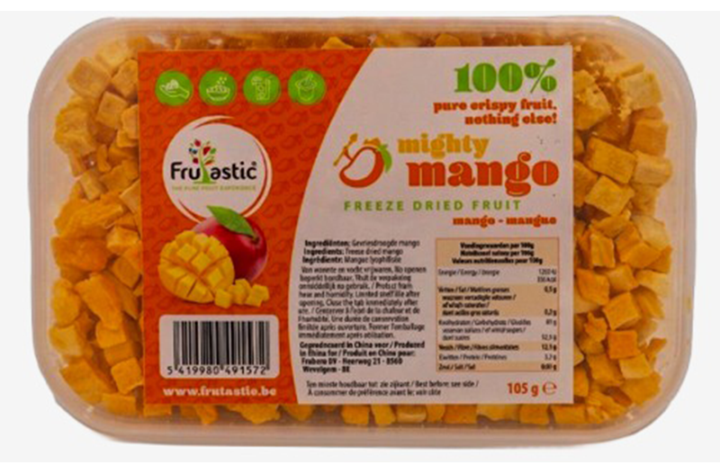 Gevriesdroogde mangoblokjes 105 g